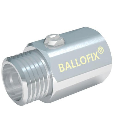 Broen Ballofix uden håndtag muffe/nippel 1/4 - 1