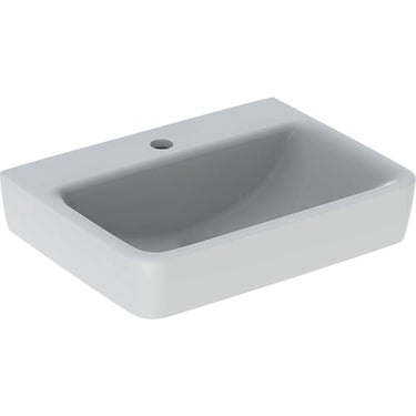 Geberit Renova Plan håndvask 500 x 480 x 165 mm hvid porcelæn - 1