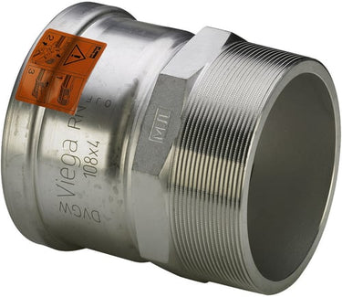 Sanpress Inox XL overgang 76,1 mm x 2 1/2" rustfrit stål - 1