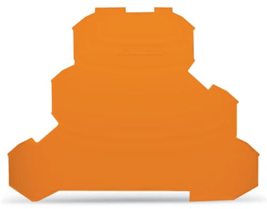 Ende- og mellemplade 0,8 mm orange - 1