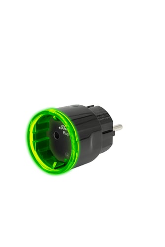 Shelly Plug PM Gen3 Sort - WiFi 16A smartplug med effektmåler uden relæ - 1