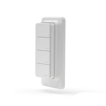 Shelly BLU RC Button 4 ZB hvid - Bluetooth & zigbee 4-kanal fjernbetjening - 1