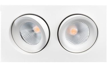 Junistar Lux Square Hvid 2X 3000K DALI-2 - 1