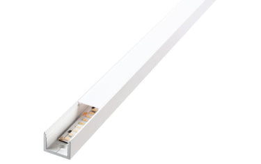 StripLine 1,8m Hvid profil påbygget - 1