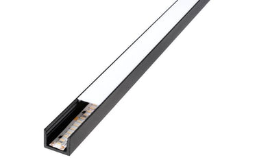 StripLine 1,8m Sort profil påbygget - 1