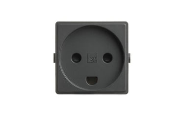 stikkontakt +s antracit 2-pol + jord 1m - 1