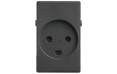 stikkontakt +s antracit 2-pol + jord 1,5m - 1