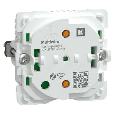 Lysdæmper, LK FUGA, wiser, multi-wire, push-type, LED, uden dækplade, hvid - 1