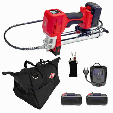 KABI Akku Fedtpresse 21V 4,0Ah 2 Li-ion batterier - 1