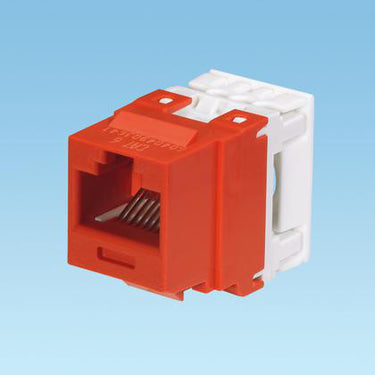 Modular jack Kat.5e UTP NetKey rød - 1