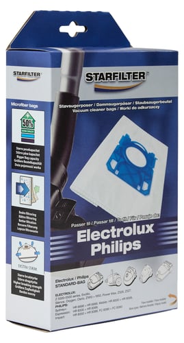 Startfilter Støvsugerposer - Electrolux Philips - 1