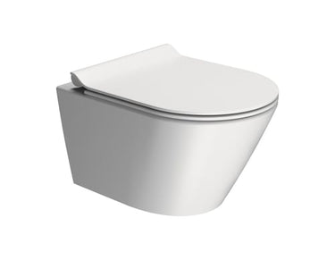 GSI Kube X vægtoilet 50x36cm Genius flush skylleteknik mathvid - 1