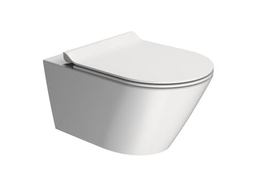 GSI Kube X vægtoilet 55x36cm Genius flush skylleteknik mathvid - 1