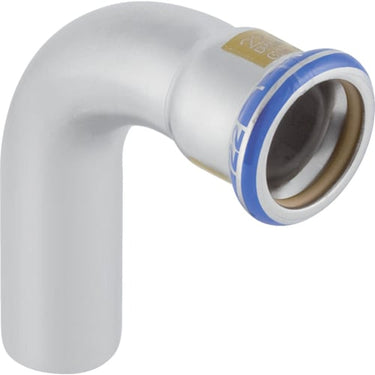 Geberit Mapress bøjning rf m/ nippelende (gas) 90° d=108mm - 1