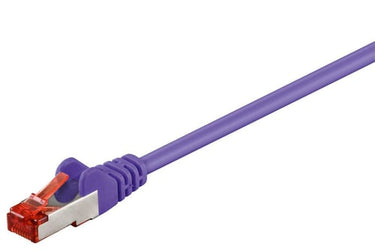 CAT6 F/UTP Network Cable 0.25m, Purple - 1