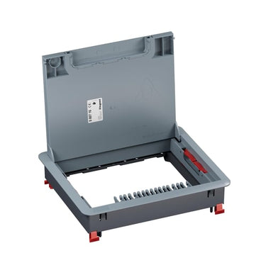 Gulvboks tom med låg 12/18 modul plast beton - 1