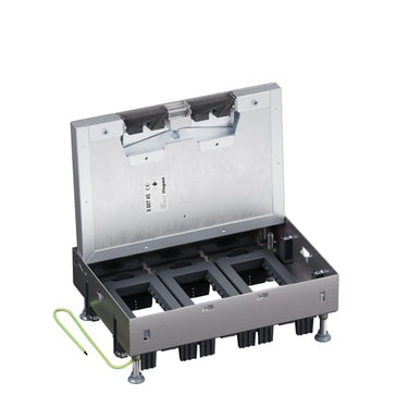 Gulvboks horisontal for plan gulv med låg 12 modul stål beton - 1
