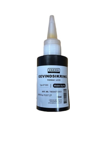 VAERK gevindsikring op til 3/4" 50 ml middel styrke - 1