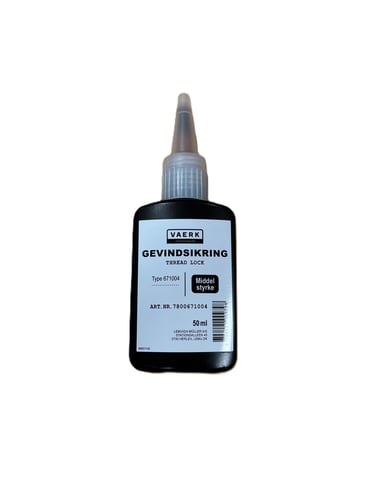 VAERK gevindsikring op til 3” 50 ml middel styrke - 1