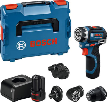 Blå Bosch GSR 12V 2X2AH GFA LB Bore-/Skruemaskine - 1