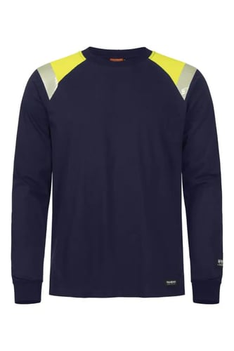 Flammehæmmende 637289 T-shirt m/lange ærmer str 3XL - 1