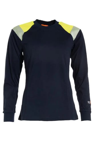 Flammehæmmende 637389 Dame T-shirt str S - 1