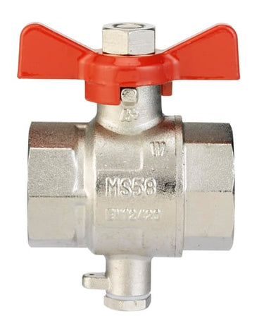 Kugleventil DN20-3/4" til direkte føler - 1