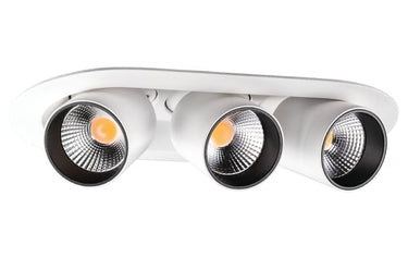 Junistar Tube Round Hvid 3X 3000K - 1