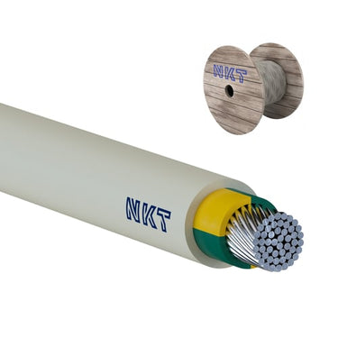 Installationskabel NOIK-AL/AXQ 90° 1G95 0,6/1kV Dca Lysegrå AFM - 1
