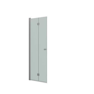 Dansani foldedør H:200x77-79cm satin/isglas - 1
