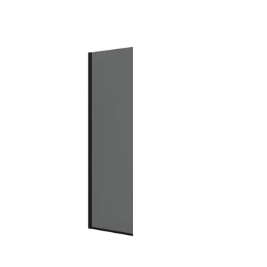Dansani fast væg H:197,8x67-69cm sort/tonet glas - 1