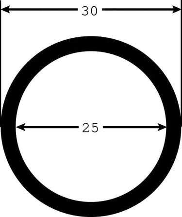 Spiralslange Ø25mm perlehvid - 1