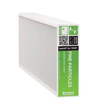 Exhausto partikelfilter, fine partikler VEX40T (F7) ePM10 85% 48mm panelfilter - 1