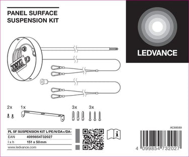 LEDVANCE Panel Surface nedhængningskit DALI 1500mm L/PE/N/DA+/DA- - 1