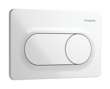 hansgrohe iFrame Original S trykplade t/dobbeltskyl hvid - 1