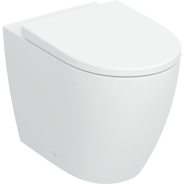 Geberit iCon sæt gulvstående toilet TurboFlush inkl.toiletsæde T:56cm SC/QR hvid - 1