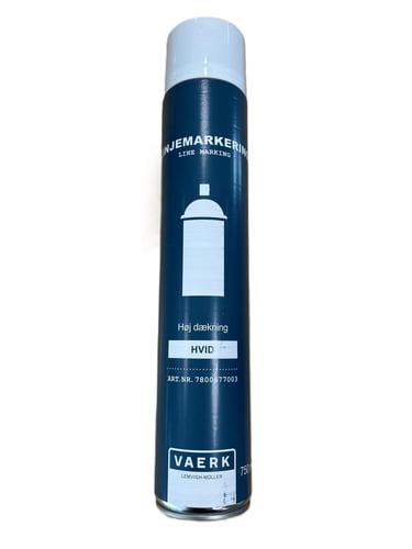 Linjemarkeringsspray hvid 750 ml - 1