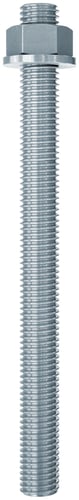 M12 x 190 Fischer gevindstang G 8.8 varmgalvaniseret 40 stk - 1