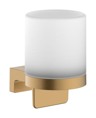 hansgrohe AddStoris S sæbedispenser PVD metal/glas 200ml børstet bronze - 1