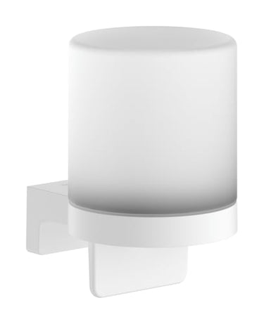 hansgrohe AddStoris S sæbedispenser metal/glas 200ml mat hvid - 1