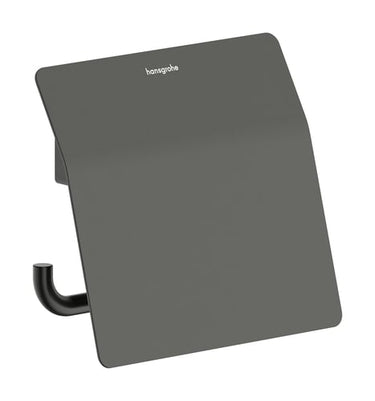 hansgrohe AddStoris S toiletpapirholder PVD metal m/låg børstet sort krom - 1