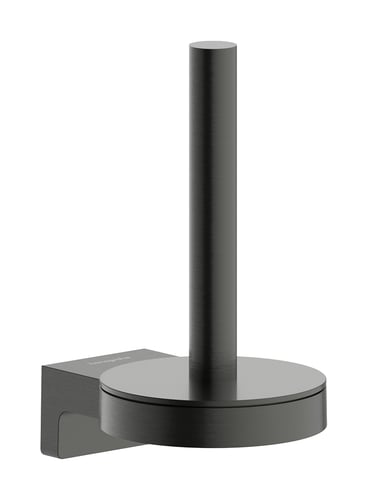 hansgrohe AddStoris S reservepapirholder PVD metal børstet sort krom - 1