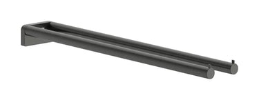 hansgrohe AddStoris S håndklædeholder PVD metal 441mm fast børstet sort krom - 1