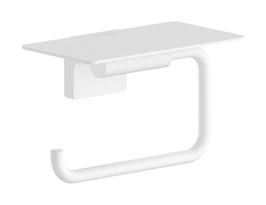 hansgrohe AddStoris S toletpapirholder metal 141mm m/hylde mat hvid - 1