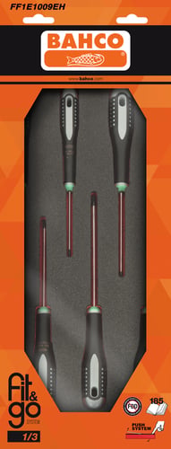 Bahco fit&go skruetrækkersæt TORX 6 dele - 1