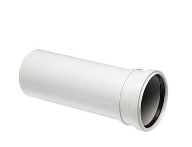 Uponor Decibel afløbsrør med muffe 75 mm 2m - 1