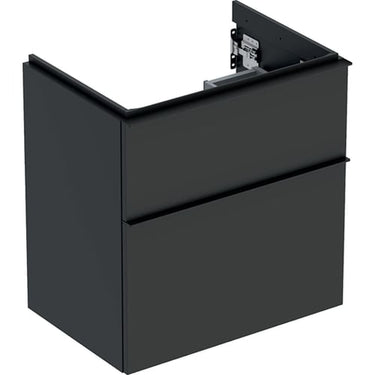 Geberit Icon vaskeskab 592 x 416 x 615 mm 2 skuffer Lava højkomprimeret trelags-spånplade mat lakeret - 1