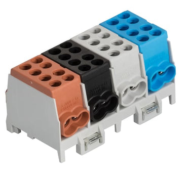 HLAK Klemme 25-4/8 BSG-S AL/CU Brun/Sort/Grå/Blå - 1