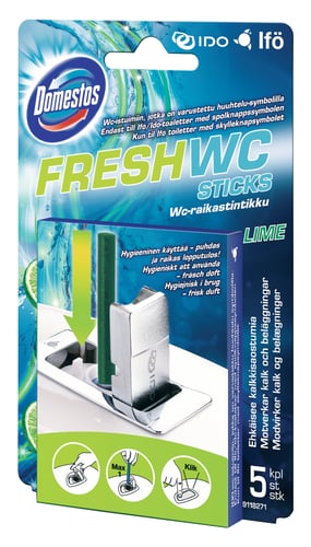 Ifö fresh WC-sticks lime æske á 5 stk. - 1