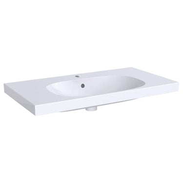 Geberit Acanto håndvask 900x168x482mm t/møbel/bolt hvid porcelæn KeraTect - 1